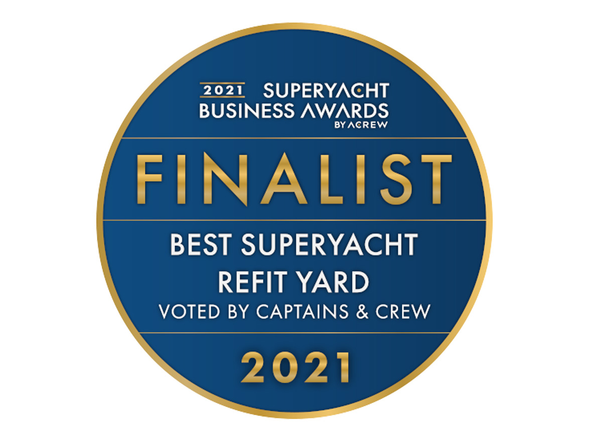  astilleros de mallorca, best superyacht refit yard award, nominated, captains, crew, shipyard, refi